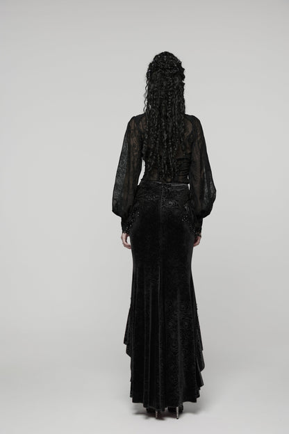 Punk Rave Goth Gorgeous Fishtail Skirt