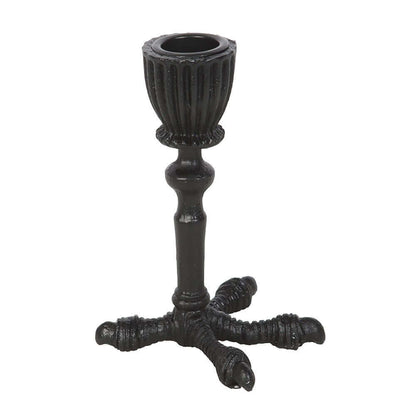 Gothic Gifts Raven Claw Taper Candle Holder