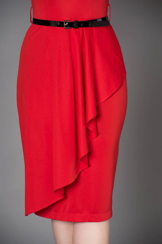 Timeless London  Katie Red Polyester Dress