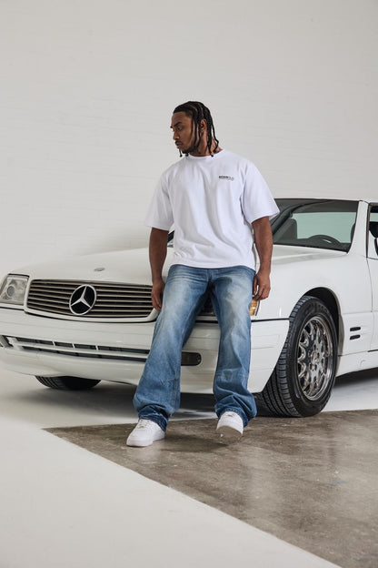 Relaxed Ripple Denim - Classic Blue