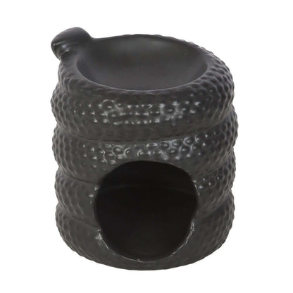 Gothic Gifts Black Snake Oil Burner and Wax Warmer