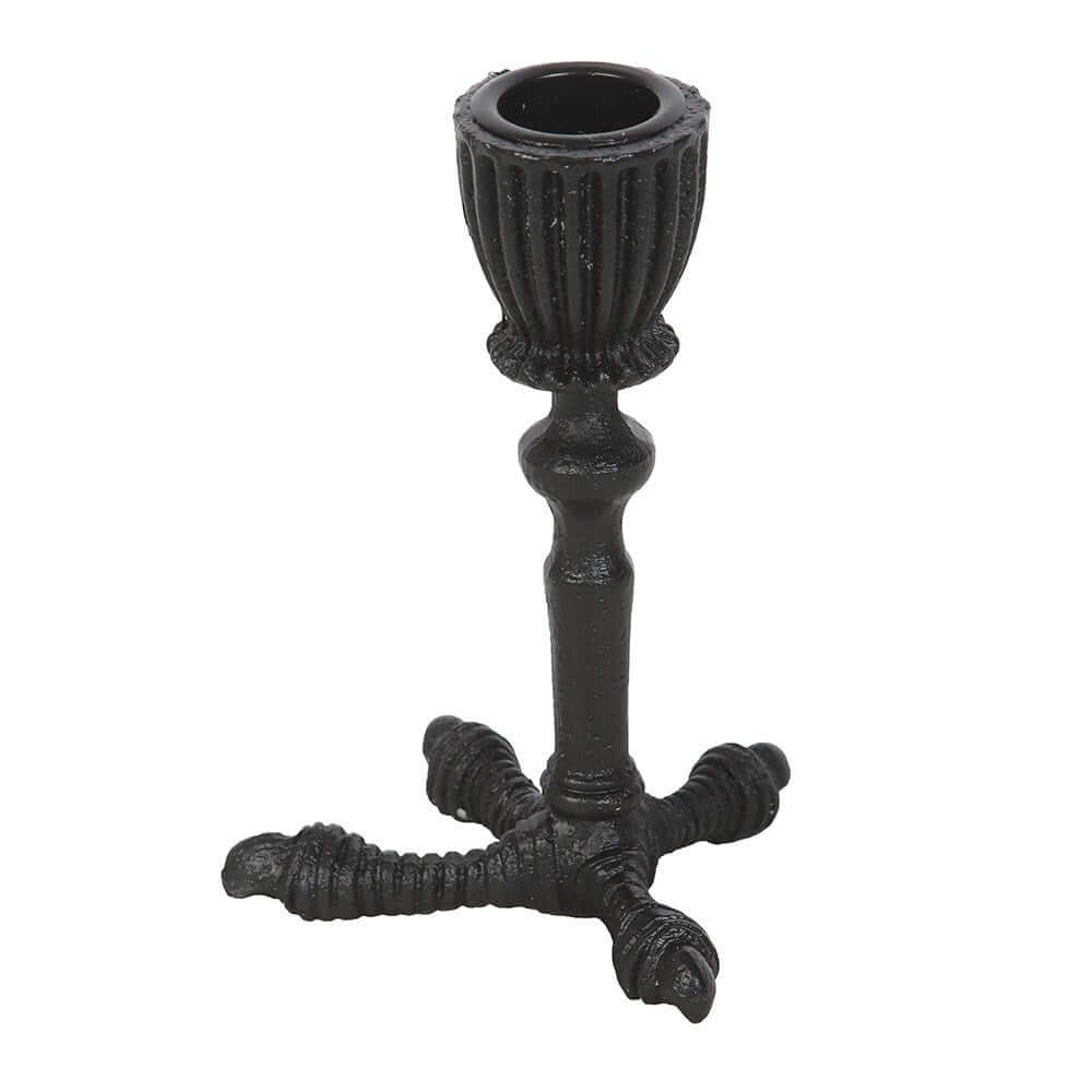 Gothic Gifts Raven Claw Taper Candle Holder