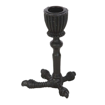 Gothic Gifts Raven Claw Taper Candle Holder