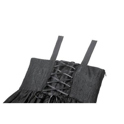Dark in Love Shadow Lament Ruched Lolita Dress