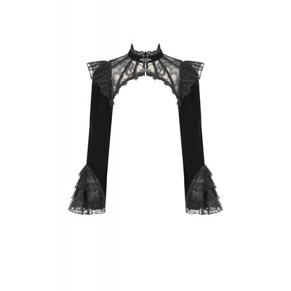 Dark in Love Erzebeth Lace Gothic Bolero Shrug