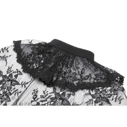 Dark in Love Bellatrix Lace Ruffle Capelet
