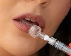 72-Needle 0.5mm Derma Aqua Roller with Serum Applicator | Microneedling Tool for Face & Body | Ammuri Skincare