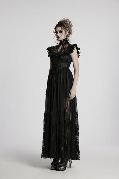 Punk Rave Seraphina Goth Flying Sleeve Dress