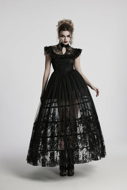 Punk Rave Seraphina Goth Flying Sleeve Dress