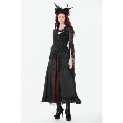 Dark In Love Lilith 3D Lace Bell Sleeve Cape