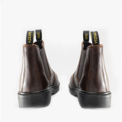 Amblers Safety FS128 Unisex Leather Safety Boots Brown