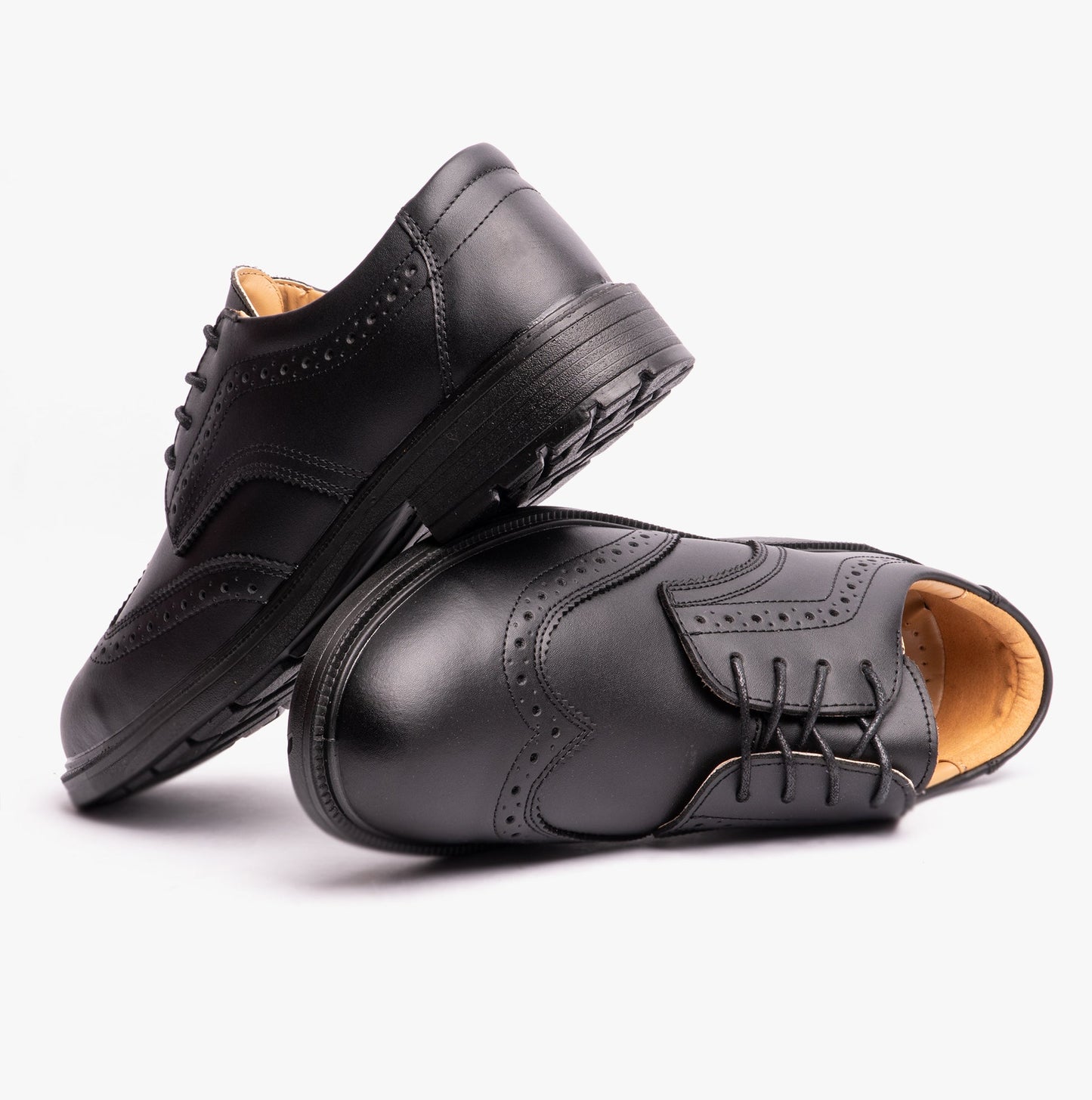 Amblers Safety FS44 Mens Leather Safety Shoes Black