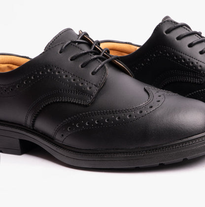 Amblers Safety FS44 Mens Leather Safety Shoes Black