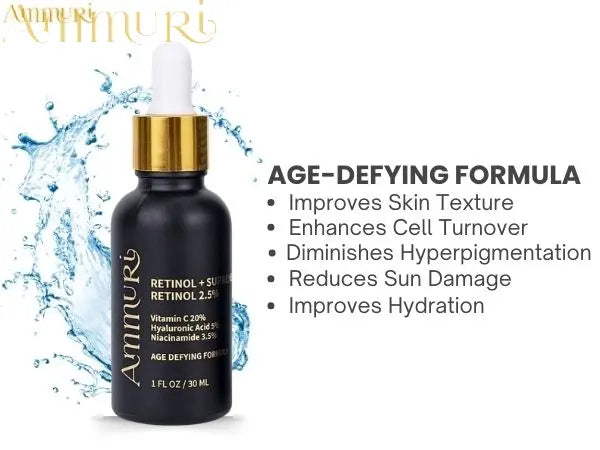 Ammuri 2.5% Retinol Serum - Gentle Anti-Aging Treatment