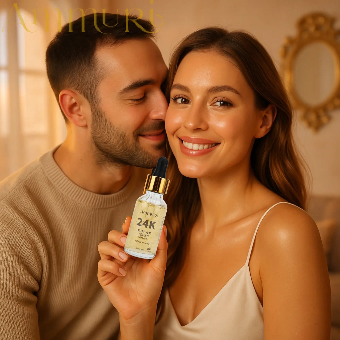 Ammuri 24K Gold Face Serum Anti-Ageing Collagen Booster – Better Than Charlotte Tilbury!