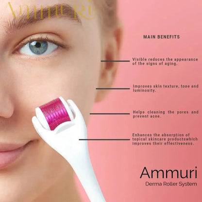 Ammuri Aesthetic Derma Roller System - Microneedle Derma Roller