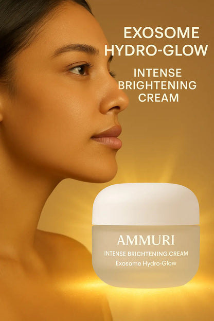 Ammuri Intense Brightening Cream with Exosome Hydro-Glow | Kojic Acid, Mandelic Acid, Alpha Arbutin & Glutathione | Hyperpigmentation & Dark Spot Corrector | 50ml