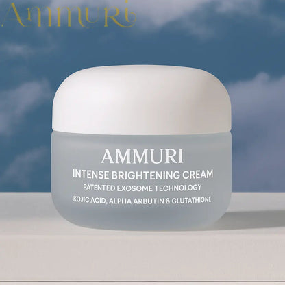 Ammuri Intense Brightening Cream with Exosome Hydro-Glow | Kojic Acid, Mandelic Acid, Alpha Arbutin & Glutathione | Hyperpigmentation & Dark Spot Corrector | 50ml