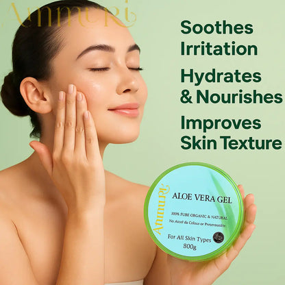 Ammuri Organic Aloe Vera Gel for Psoriasis - 300g