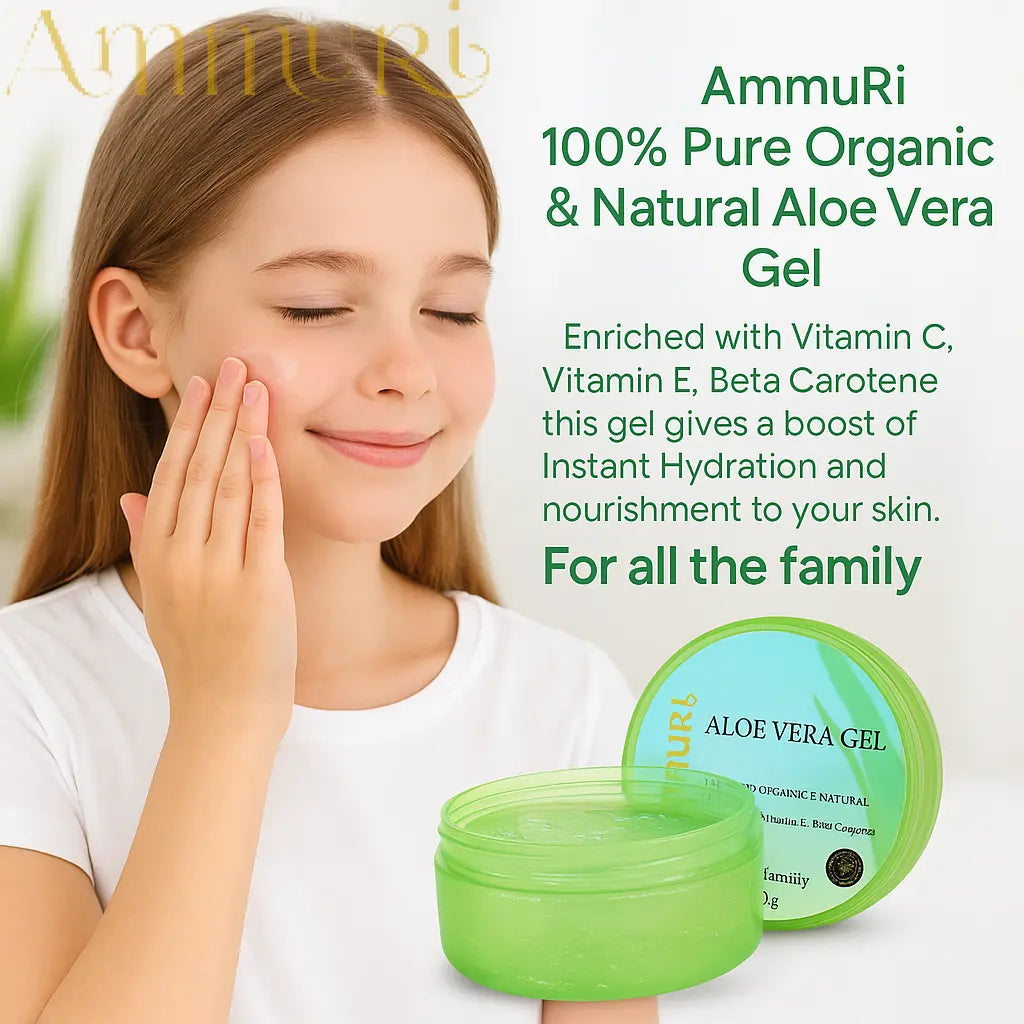 Ammuri Organic Aloe Vera Gel for Psoriasis - 300g
