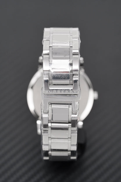 Burberry Unisex Watch The City 38mm Steel Black BU9001