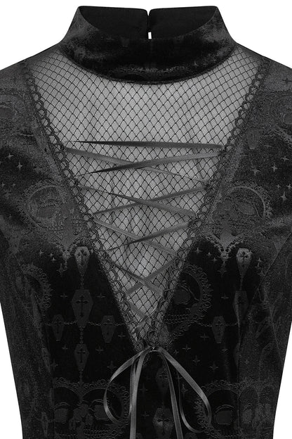 Banned Lucinda Gothic Lace Dress - Elegant Victorian Black Dress