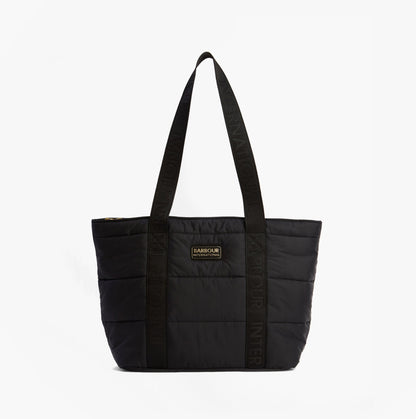 Barbour MONACO QUILT Tote Bag Womens Black