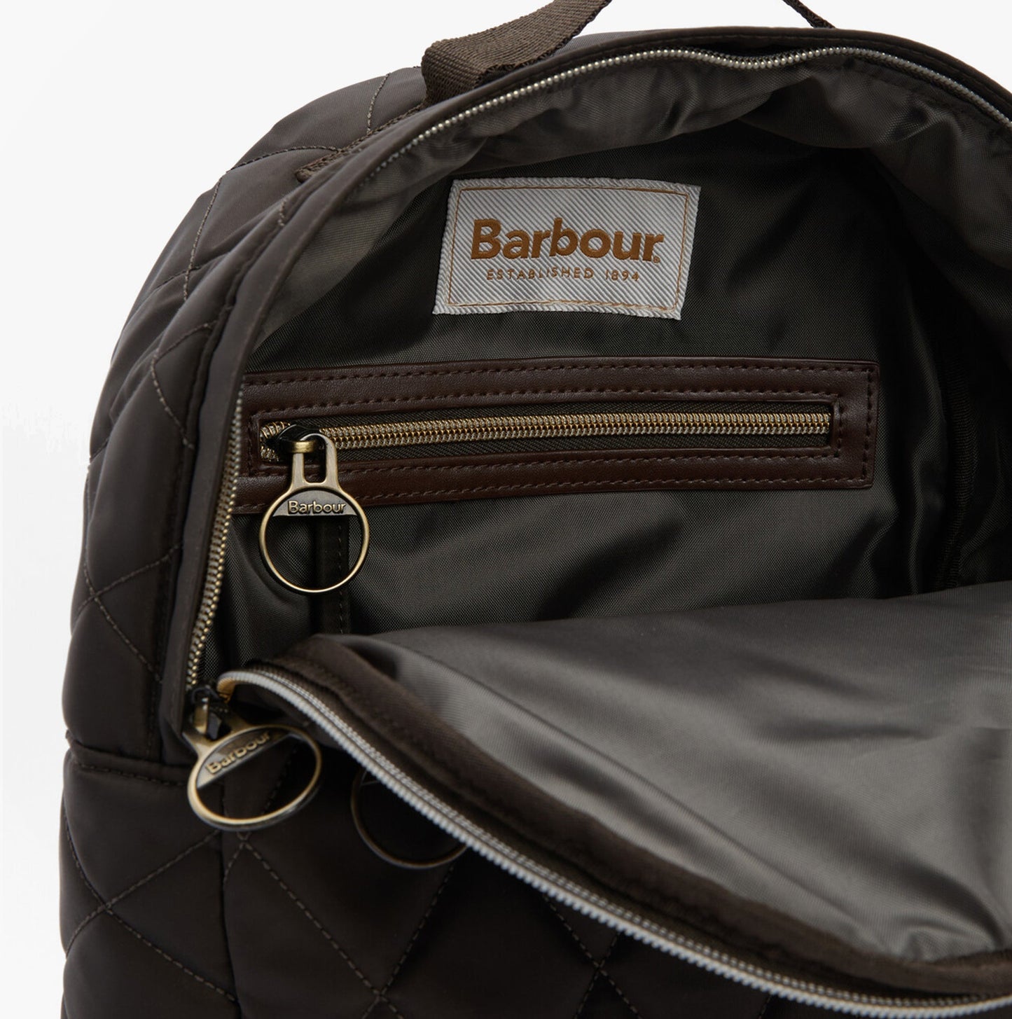 Barbour QUILTED Womens Backpack Olive