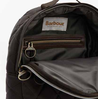 Barbour QUILTED Womens Backpack Olive