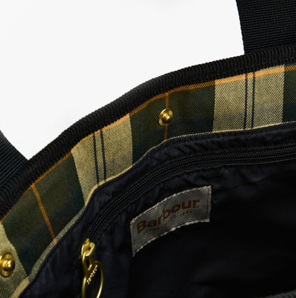 Barbour HEALY Tote Bag Womens Tote Bag Black/Ancient