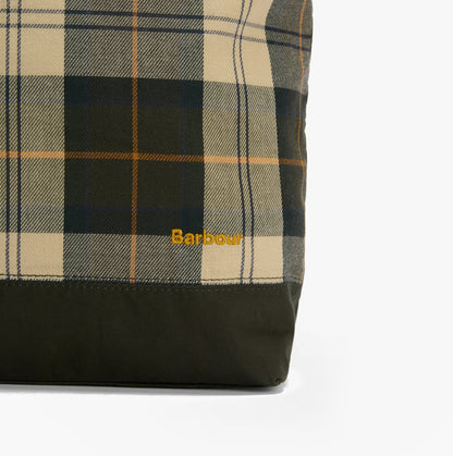 Barbour MYA PATCHWORK Tote Bag Womens Tote Bag Sage/Ancient