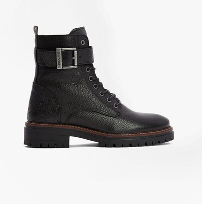 Barbour HEIDI Womens Lace Up Boots Black