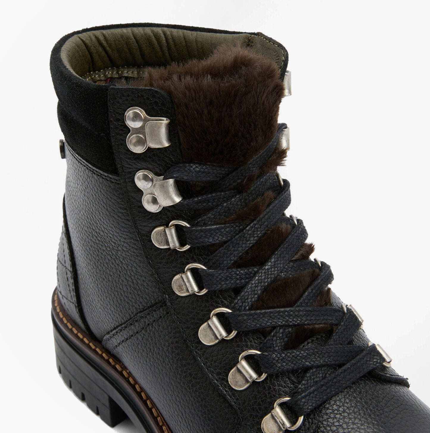 Barbour BAMBURGH Womens Hiker Boots Black