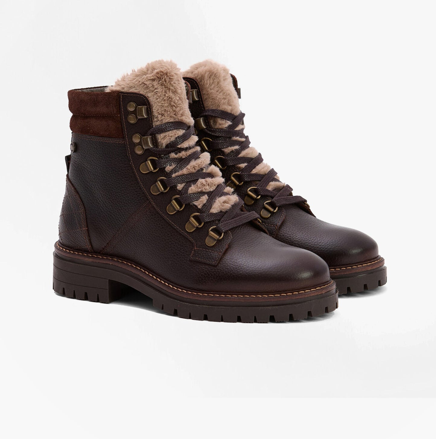 Barbour BAMBURGH Womens Hiker Boots Brown