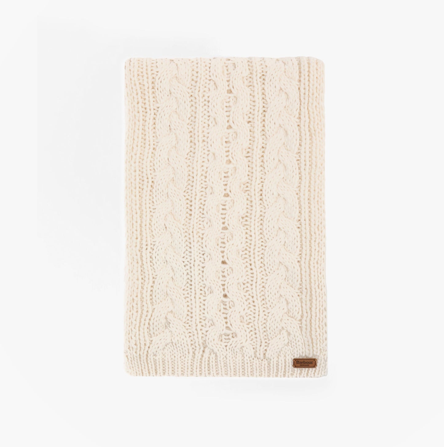 Barbour PENSHAW BEANIE & SCARF Gift Set Womens Cloud