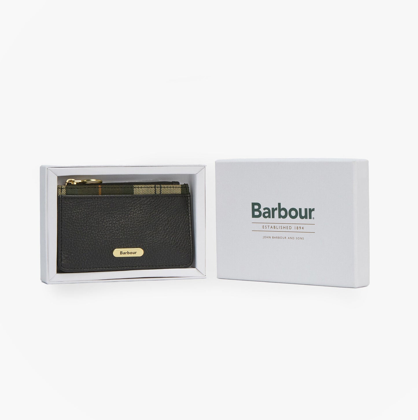 Barbour ALDER LEATHER Card Holder Womens Black
