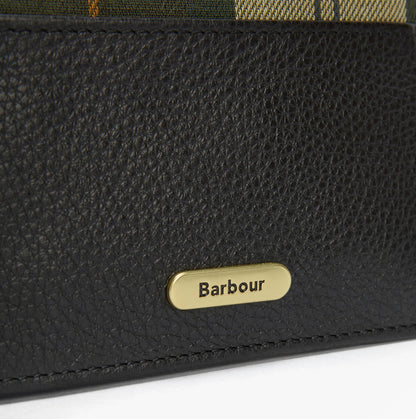 Barbour ALDER LEATHER Card Holder Womens Black