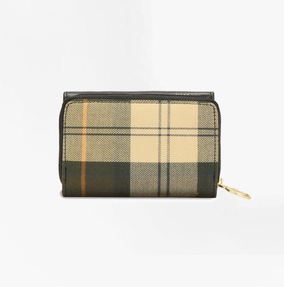 Barbour ROSA LEATHER French Purse Womens Black