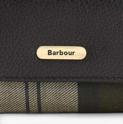 Barbour ROSA LEATHER French Purse Womens Black