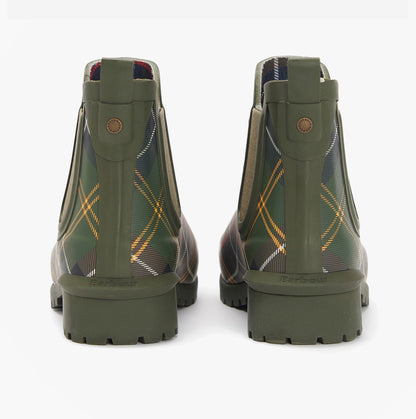 Barbour WILTON Womens Ankle Wellington Boots Classic Tartan