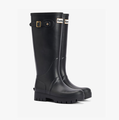 Barbour SNOWDON Womens Tall Wellies Black