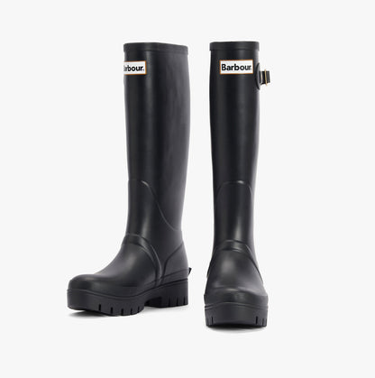 Barbour SNOWDON Womens Tall Wellies Black