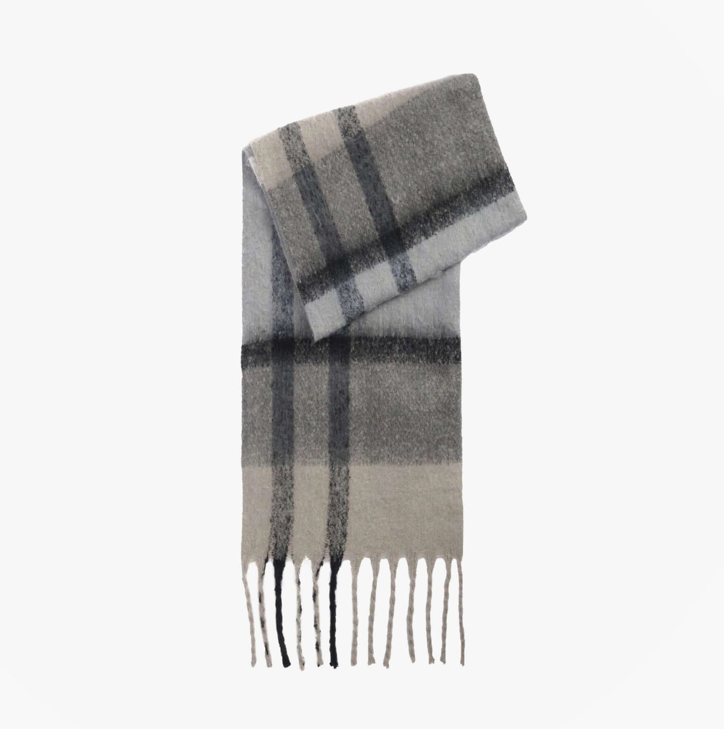 Barbour ISLA TARTAN BOUCLE Womens Winter Monochrome Tartan