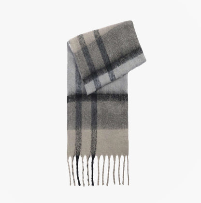 Barbour ISLA TARTAN BOUCLE Womens Winter Monochrome Tartan