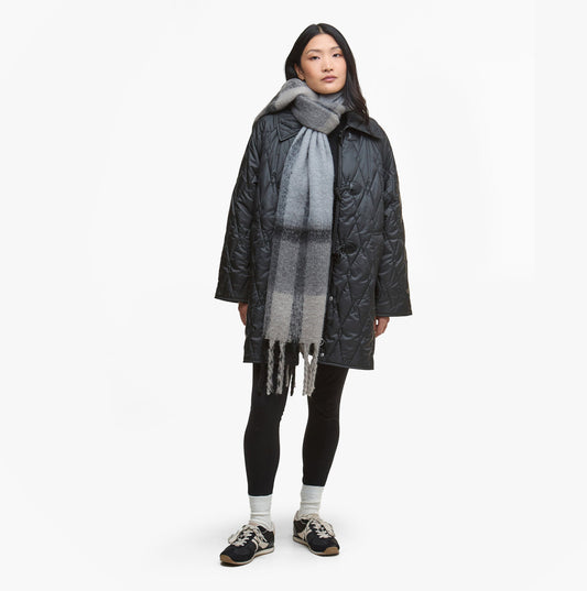 Barbour ISLA TARTAN BOUCLE Womens Winter Monochrome Tartan