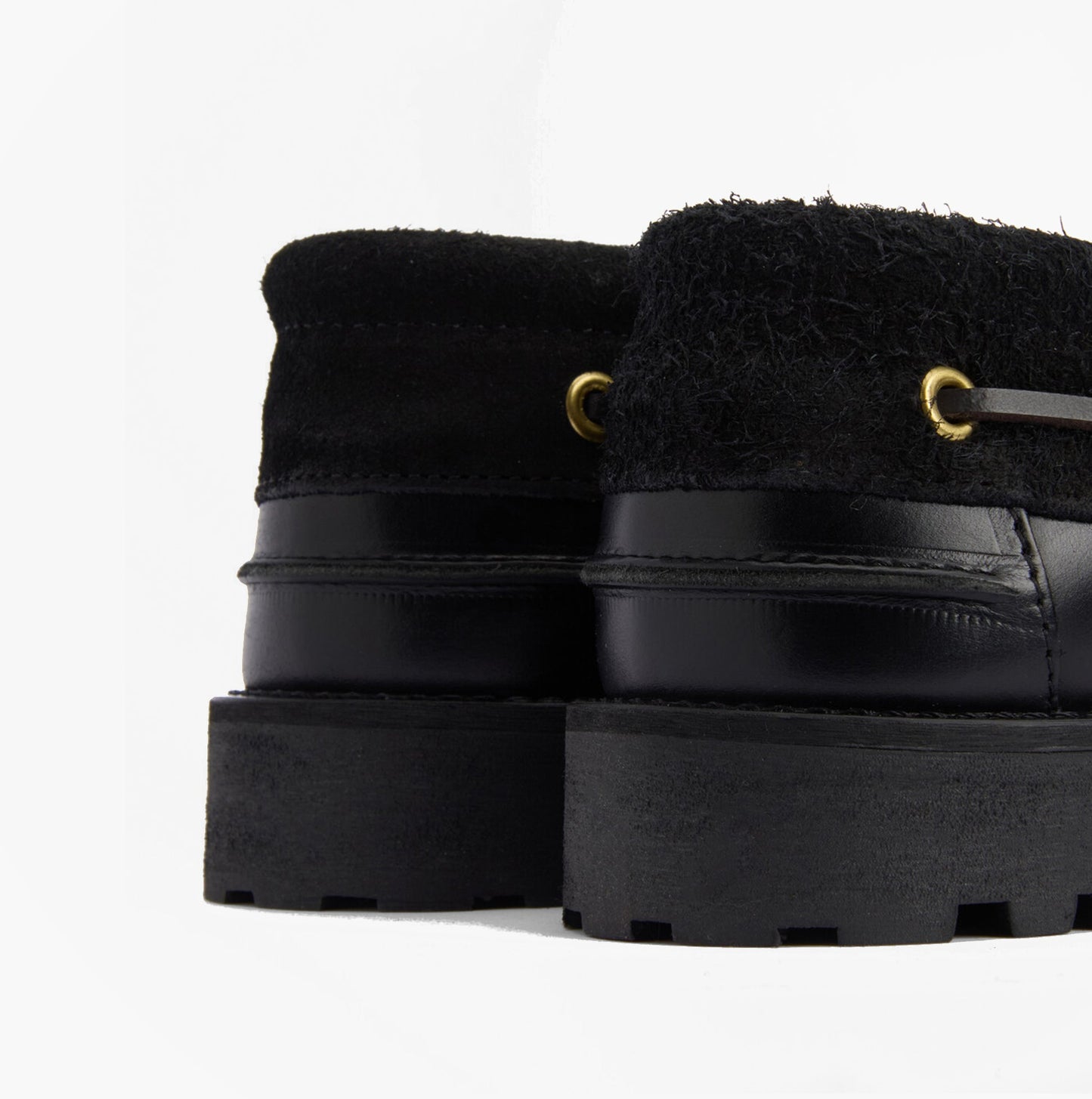 Barbour DECK Mens Boat Shoe Black