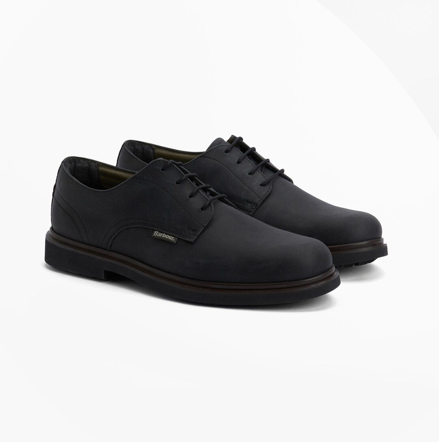 Barbour CARTHY Mens Derby Shoes Black