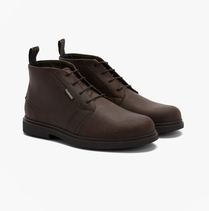 Barbour MEAYS Mens Chukka Boots Dark Brown