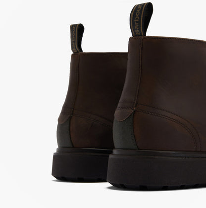Barbour MEAYS Mens Chukka Boots Dark Brown