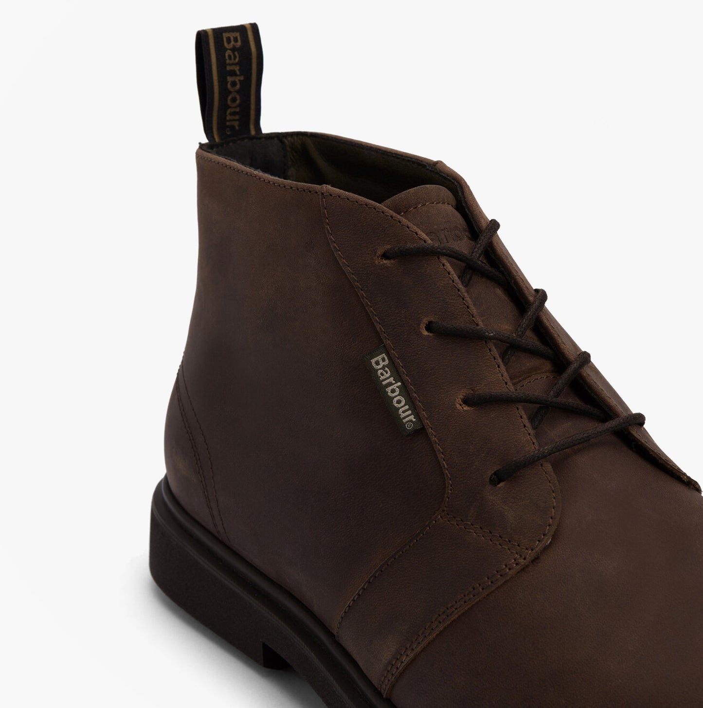 Barbour MEAYS Mens Chukka Boots Dark Brown